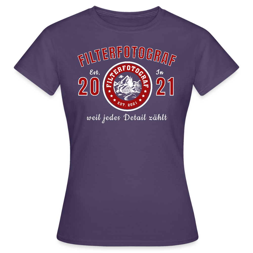 Filterfotograf – Landschaftsfotografen Edition Frauen Premium T-Shirt - Dunkellila