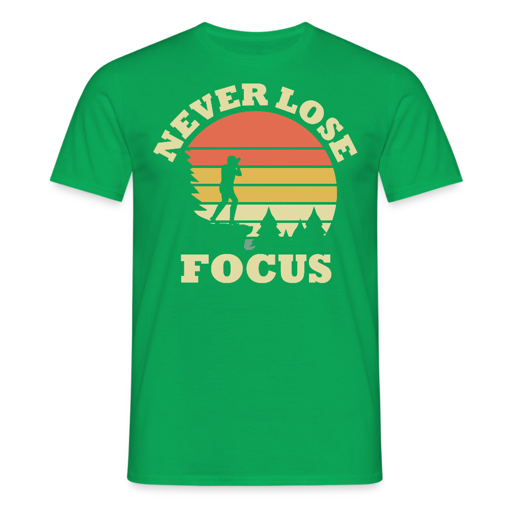 Fotografen Shirt - Never Lose Focus - Kelly Green
