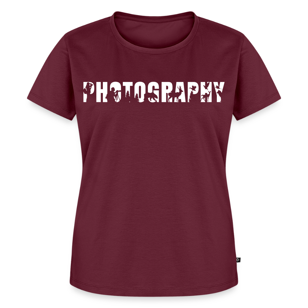 Filterfotograf – Landschaftsfotografen Edition Frauen Premium T-Shirt - Burgunderrot