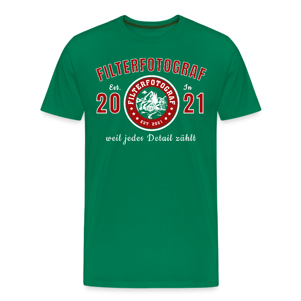 Filterfotograf – Landschaftsfotografen Edition Männer Premium T-Shirt - Kelly Green