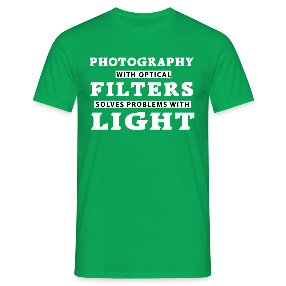 Fotografen Shirt - Fotografieren mit Filter - Kelly Green