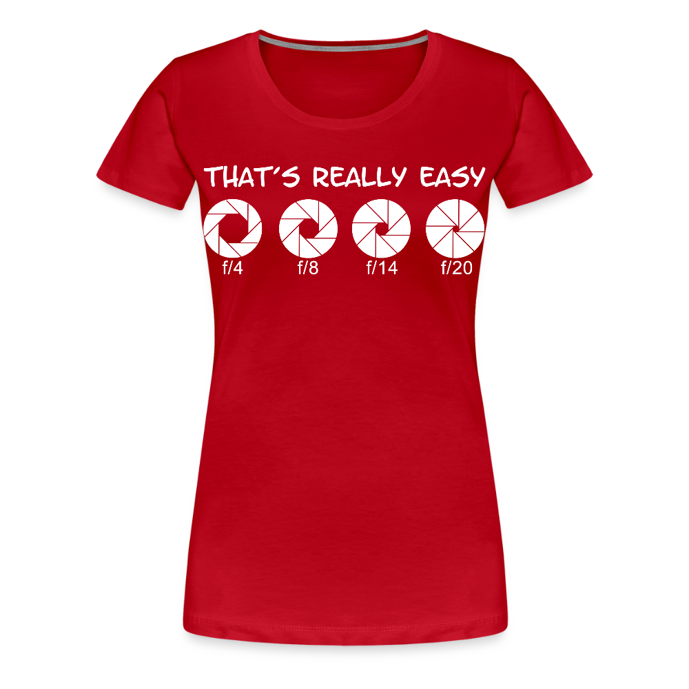 Filterfotograf – Landschaftsfotografen Edition Frauen Premium T-Shirt - Rot