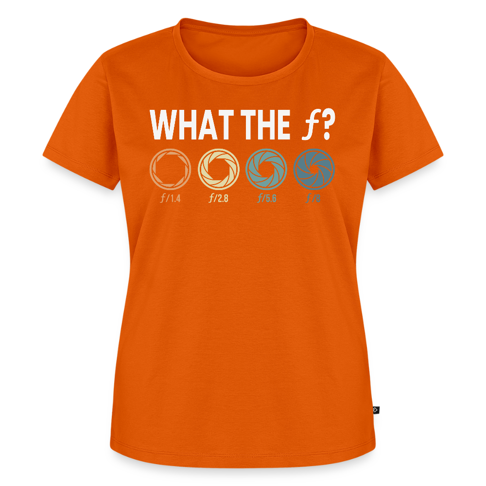Filterfotograf – Landschaftsfotografen Edition Frauen Premium T-Shirt - Orange