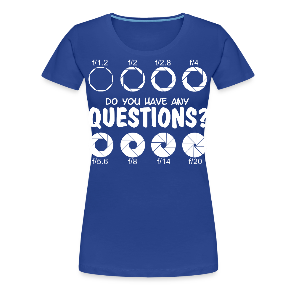 Filterfotograf – Landschaftsfotografen Edition Frauen Premium T-Shirt - Königsblau