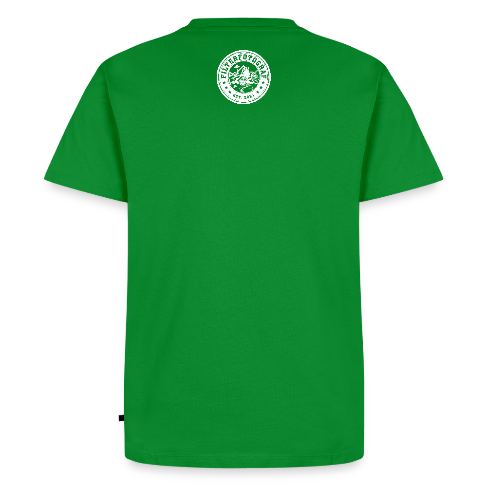 FILTERFOTOGRAF® Männer Premium T-Shirt – Front- & Rückendruck, nachhaltig & fair produziert - Grün