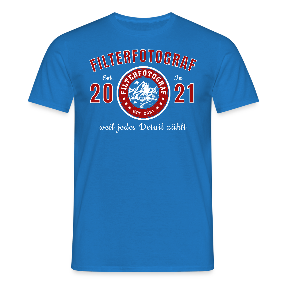 Männer T-Shirt - Royalblau