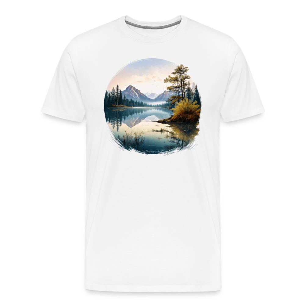 Filterfotograf – Männer Shirt - Dreamy Vistas Collection - Weiß