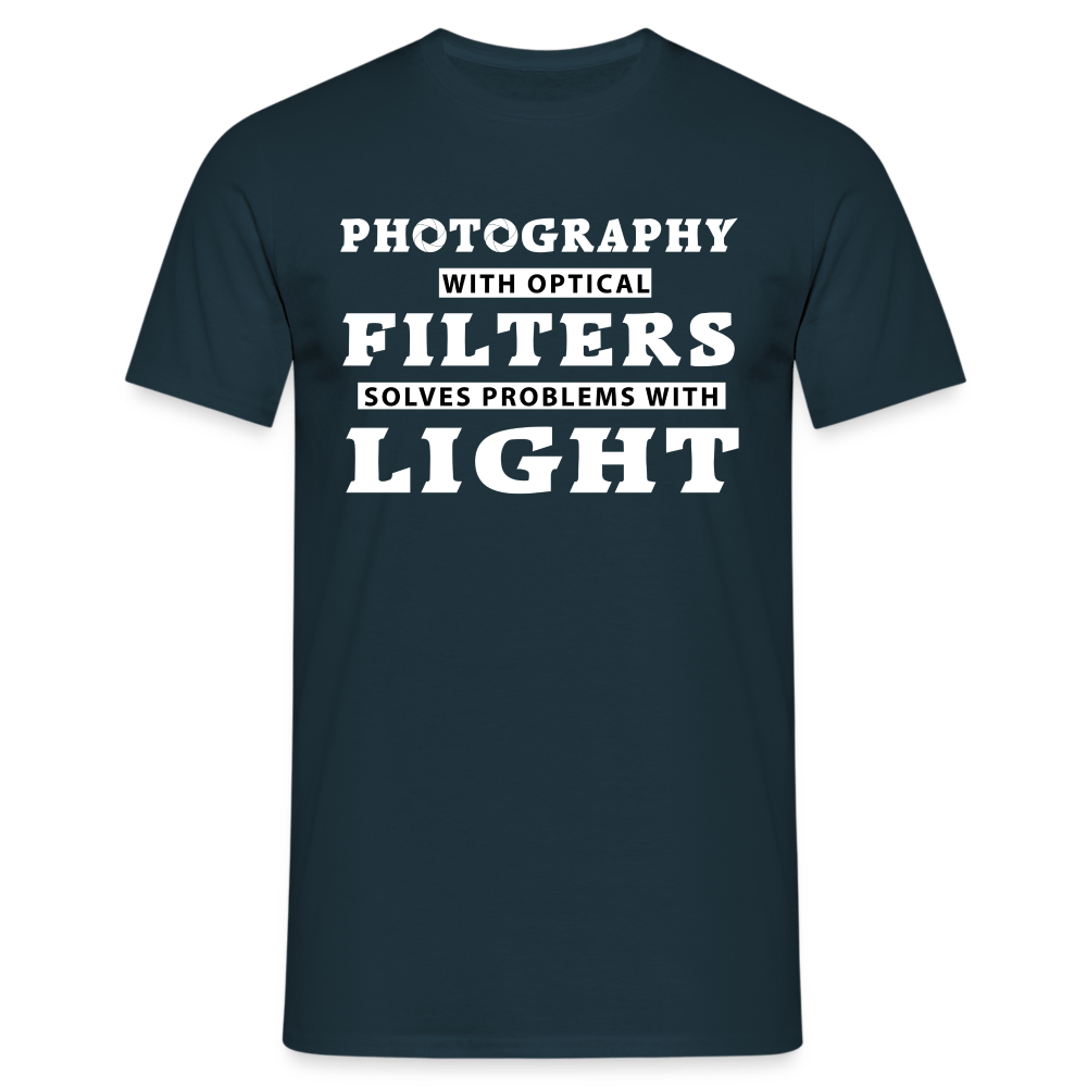 Fotografen Shirt - Fotografieren mit Filter - Navy