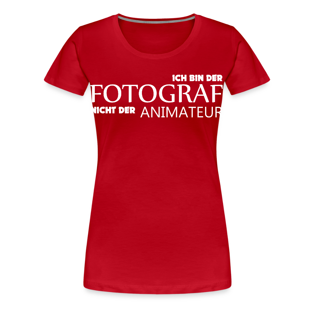 Filterfotograf – Landschaftsfotografen Edition Frauen Premium T-Shirt - Rot