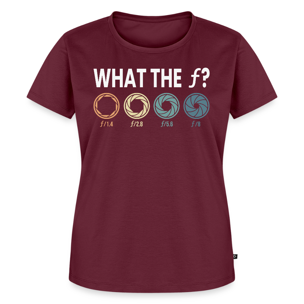 Filterfotograf – Landschaftsfotografen Edition Frauen Premium T-Shirt - Burgunderrot