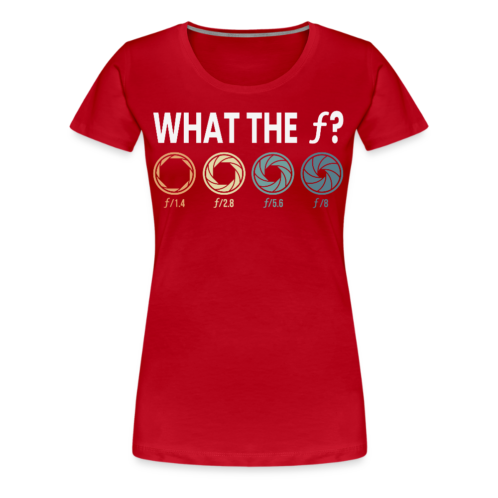 Filterfotograf – Landschaftsfotografen Edition Frauen Premium T-Shirt - Rot