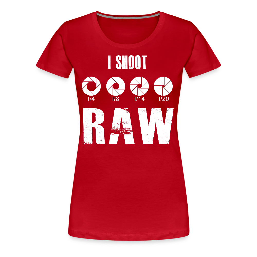 Filterfotograf – Landschaftsfotografen Edition Frauen Premium T-Shirt - Rot