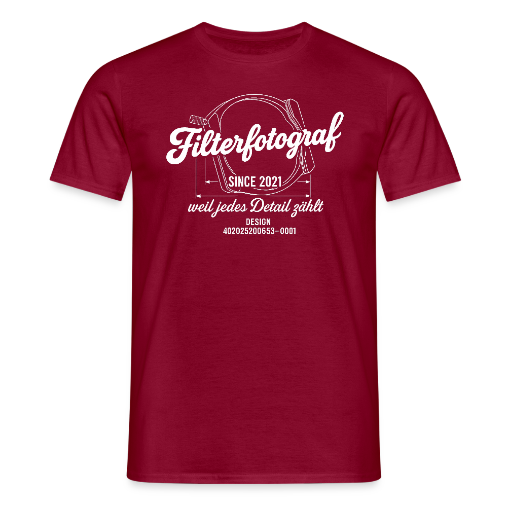 Filterfotograf LC PRO 100 Shirt - Ziegelrot