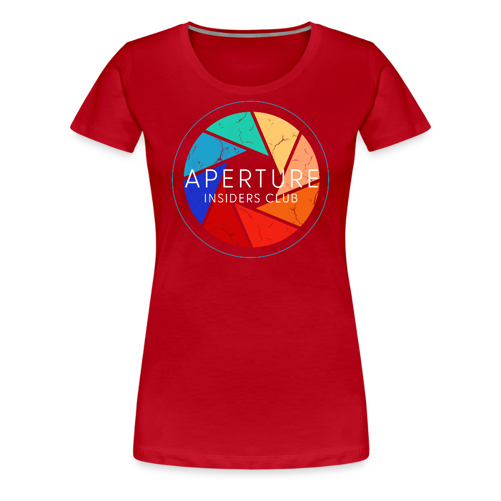Filterfotograf – Landschaftsfotografen Edition Frauen Premium T-Shirt - Rot
