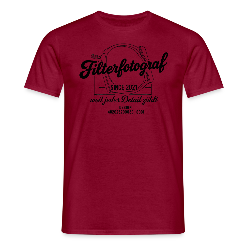 Filterfotograf LC PRO 100 Shirt - Ziegelrot