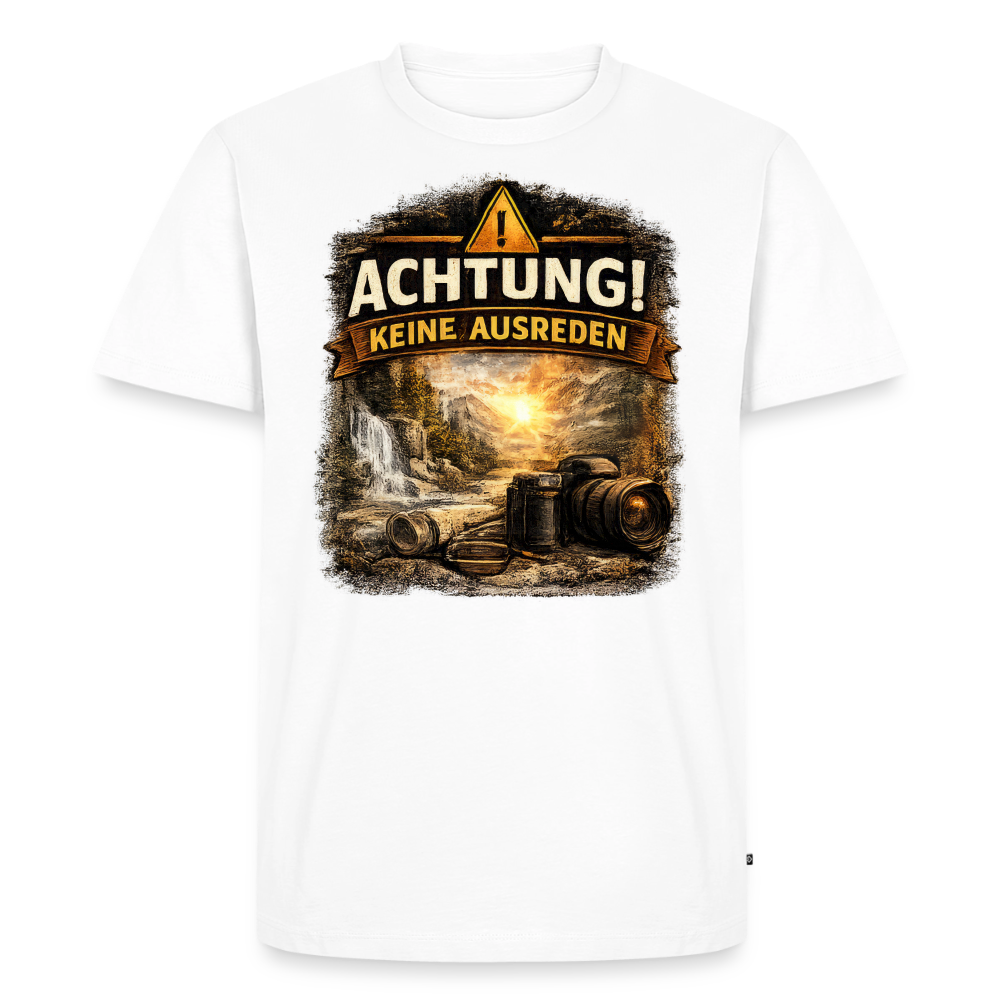 Fotograf - keine Ausreden - Weiß