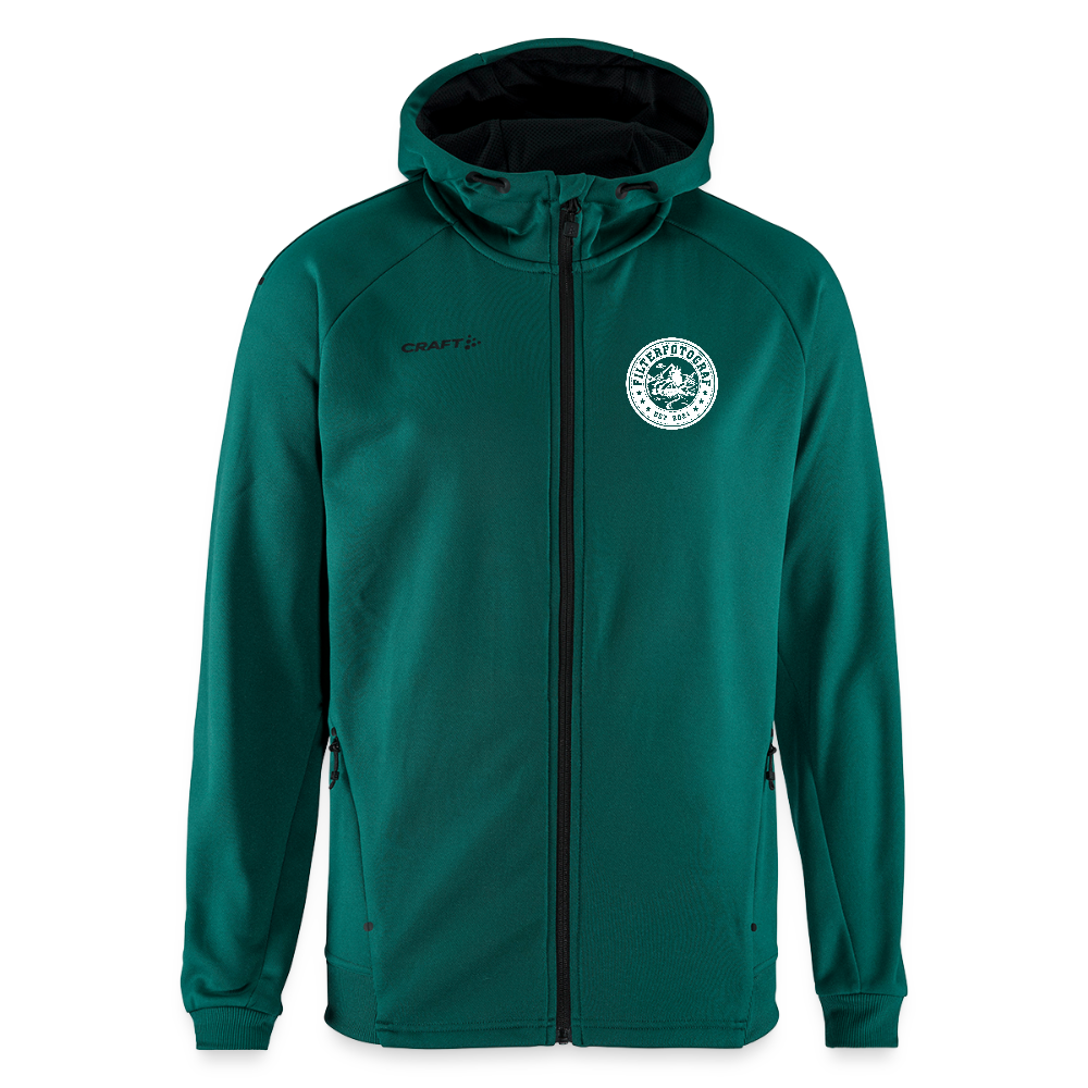 CRAFT ADV Unify Kapuzenjacke – Funktionelle Teamline Hoodie-Jacke aus Recycling-Polyester - Fichte