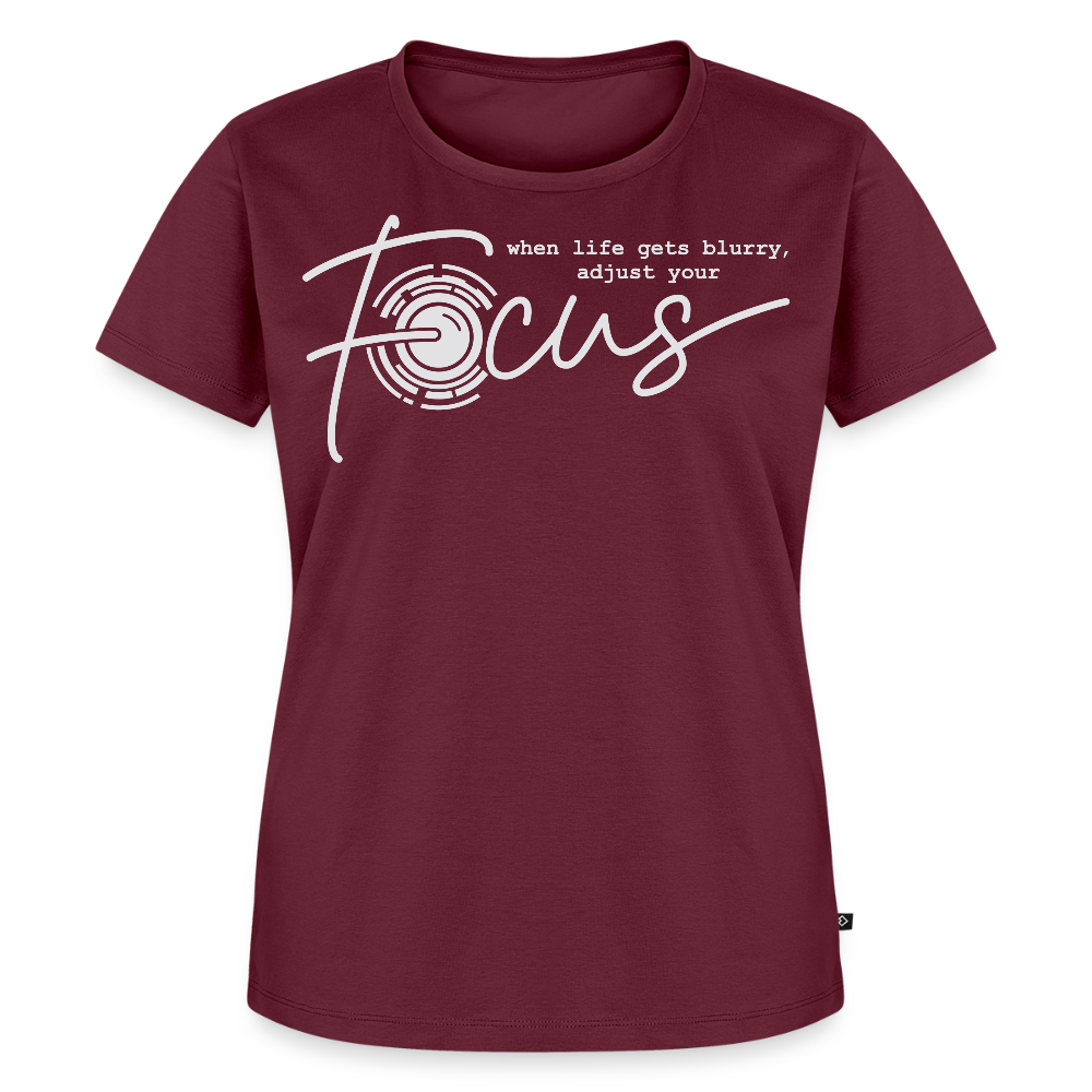 Filterfotograf – Landschaftsfotografen Edition Frauen Premium T-Shirt - Burgunderrot