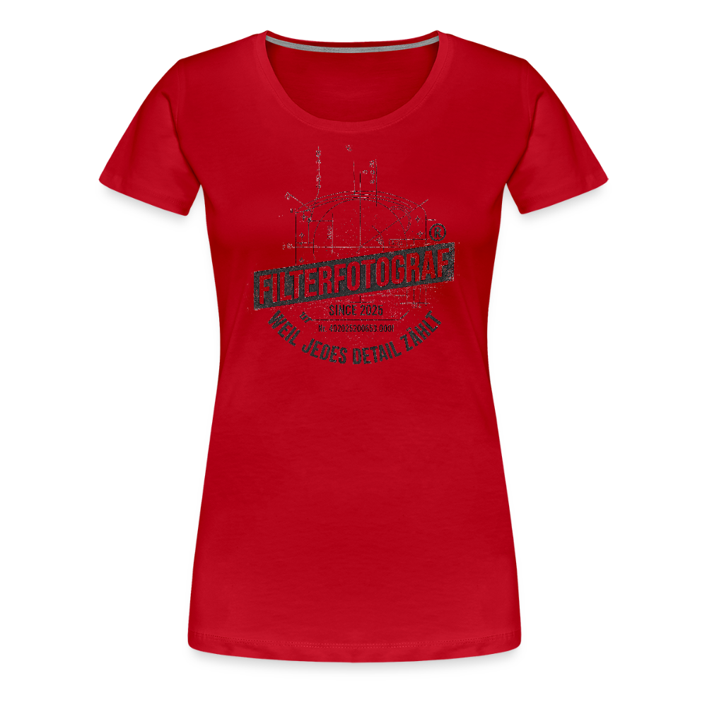 Filterfotograf – Landschaftsfotografen Edition Frauen Premium T-Shirt - Rot