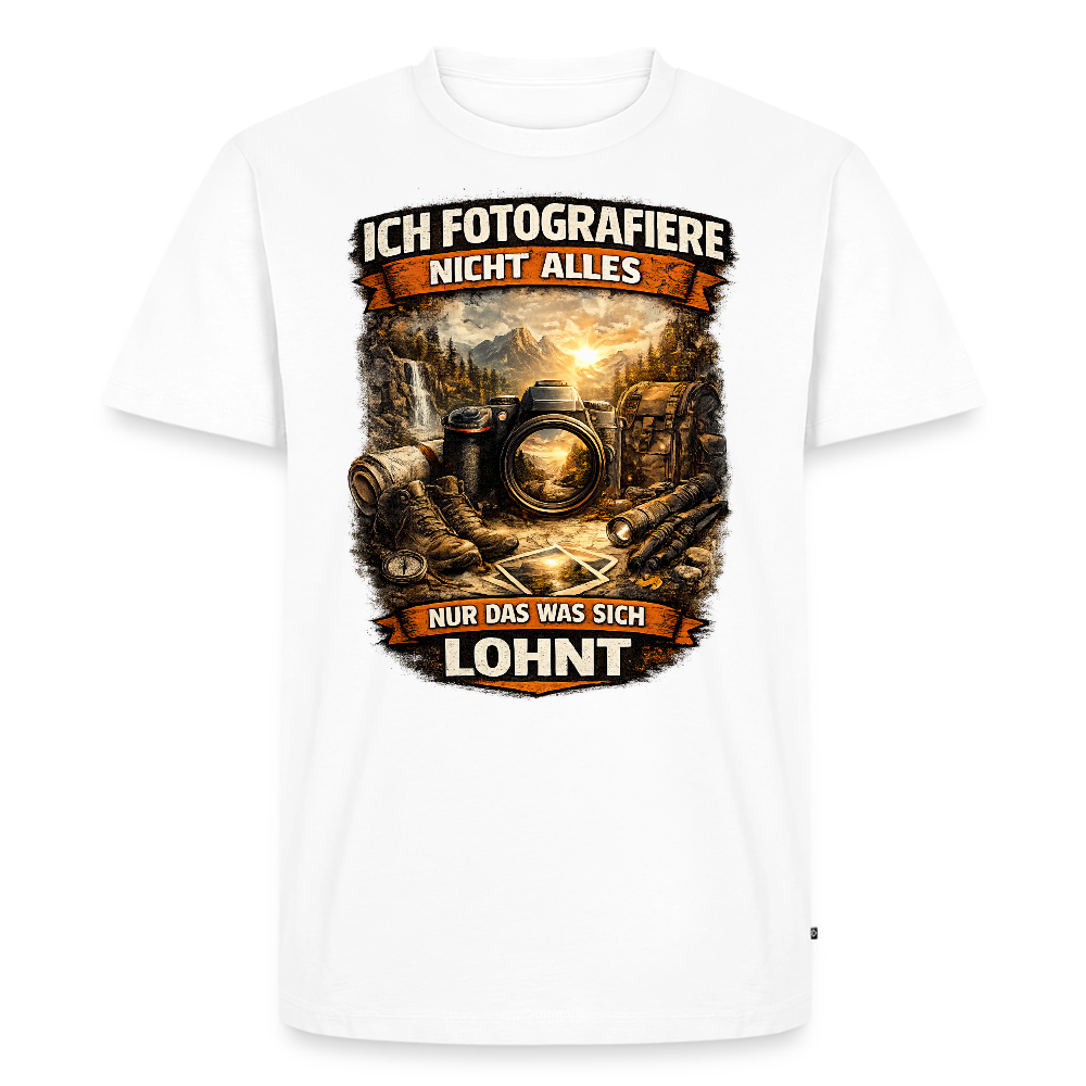 Fotograf - ich fotografiere nicht alles - Weiß