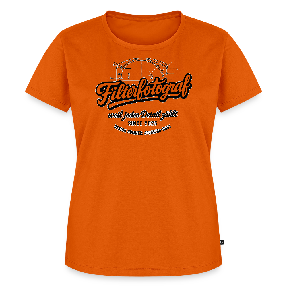 Filterfotograf – Landschaftsfotografen Edition Frauen Premium T-Shirt - Orange