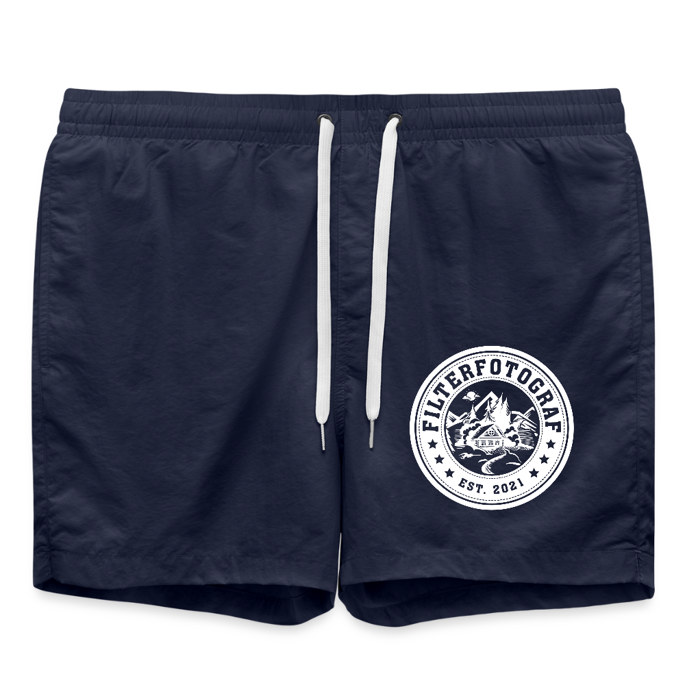 Filterfotograf Badeshorts – Leichte Herren Badehose mit Taschen - French Navy
