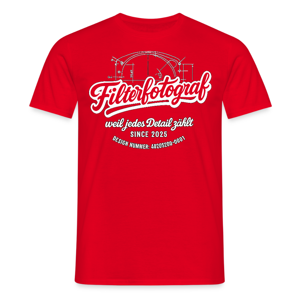Filterfotograf Shirt - Rot