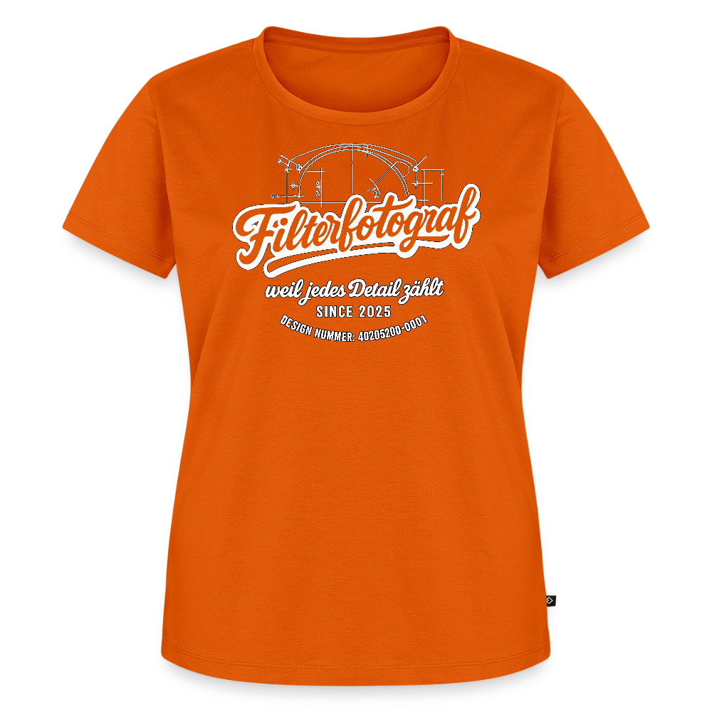 Filterfotograf – Landschaftsfotografen Edition Frauen Premium T-Shirt - Orange