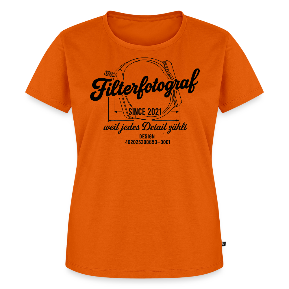 Filterfotograf – Landschaftsfotografen Edition Frauen Premium T-Shirt - Orange