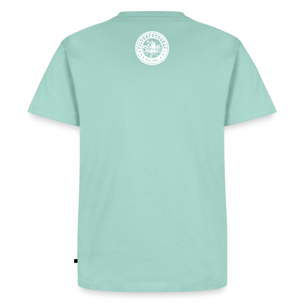 FILTERFOTOGRAF® Männer Premium T-Shirt – Front- & Rückendruck, nachhaltig & fair produziert - Mint