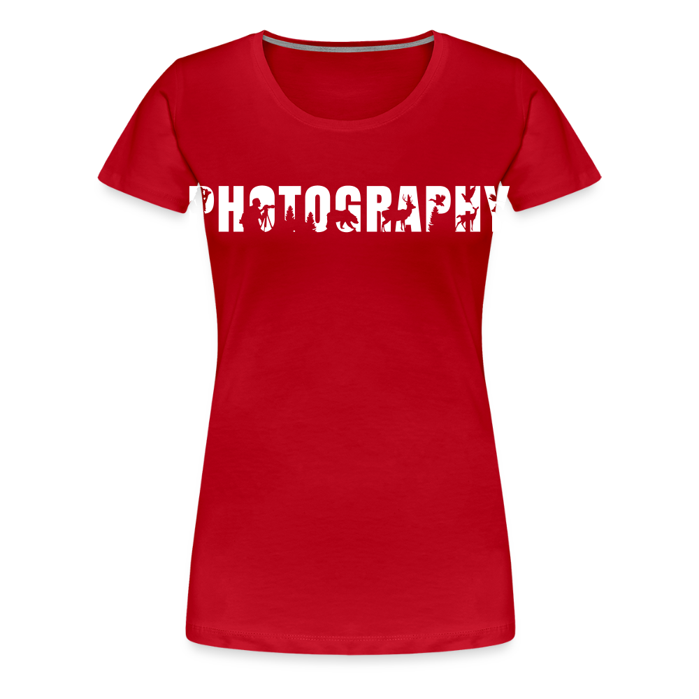 Filterfotograf – Landschaftsfotografen Edition Frauen Premium T-Shirt - Rot