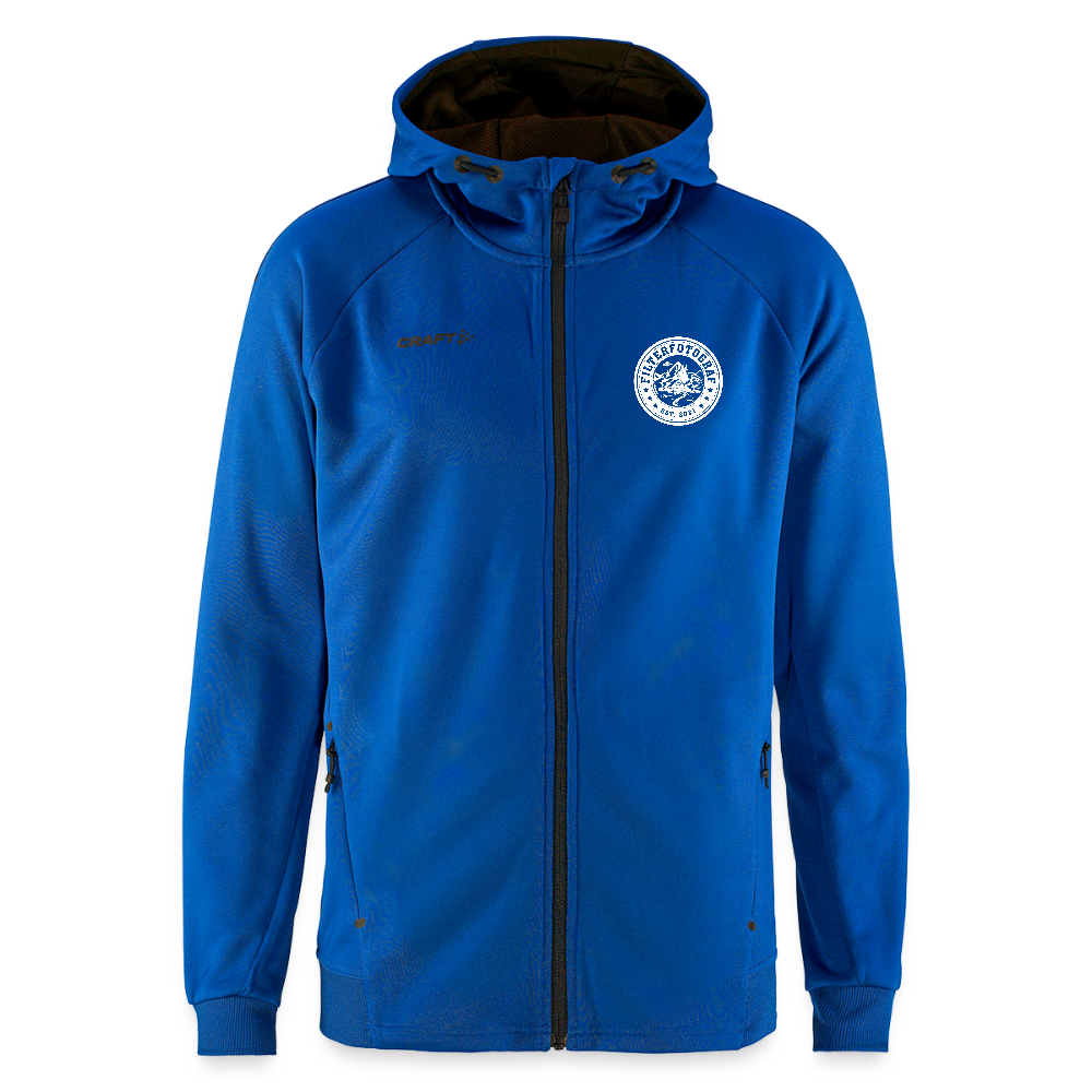 CRAFT ADV Unify Kapuzenjacke – Funktionelle Teamline Hoodie-Jacke aus Recycling-Polyester - Royalblau