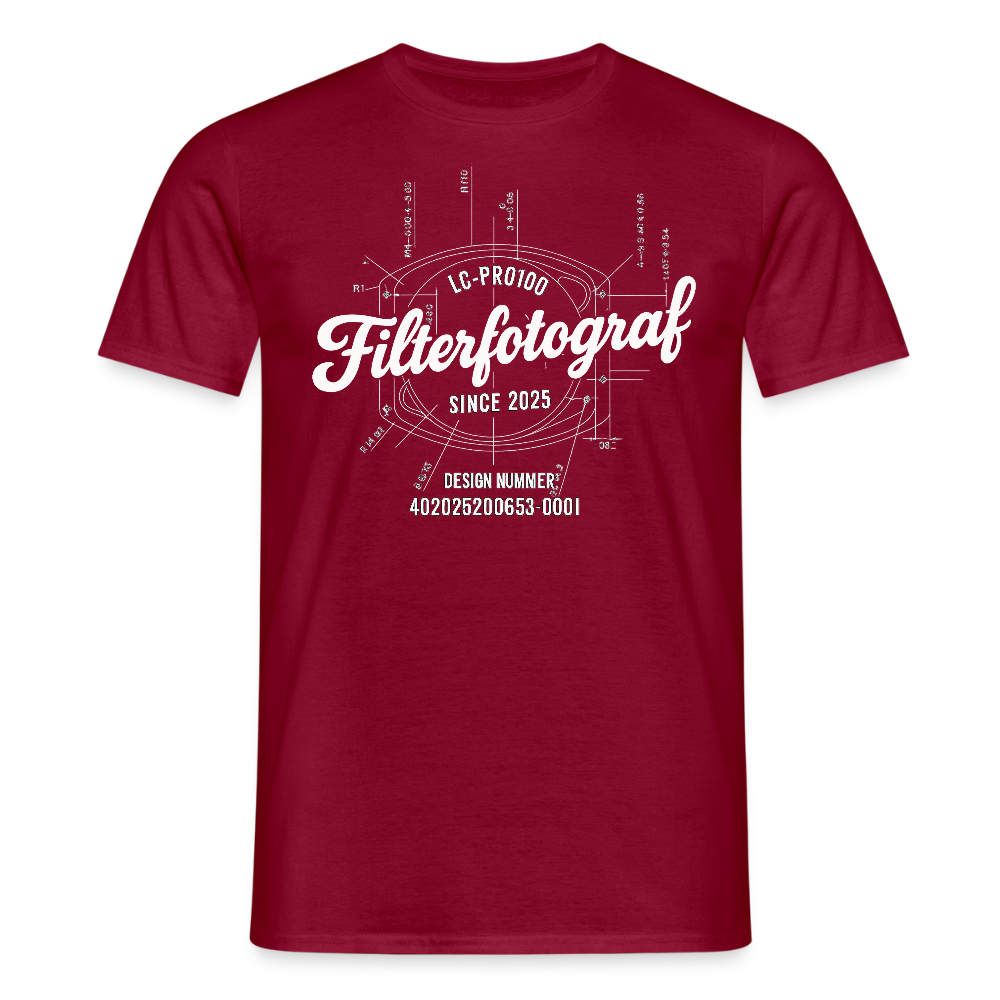 Filterfotograf LC-PRO100 Shirt - Ziegelrot