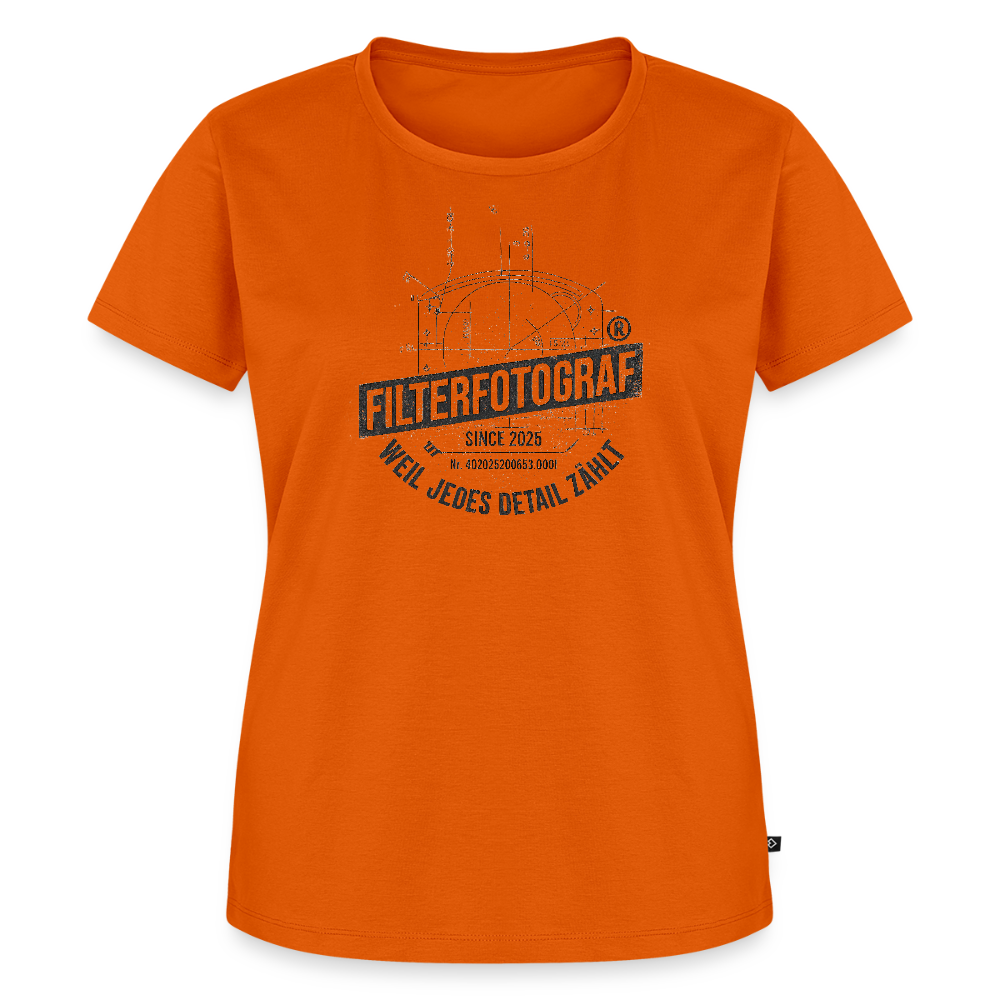 Filterfotograf – Landschaftsfotografen Edition Frauen Premium T-Shirt - Orange