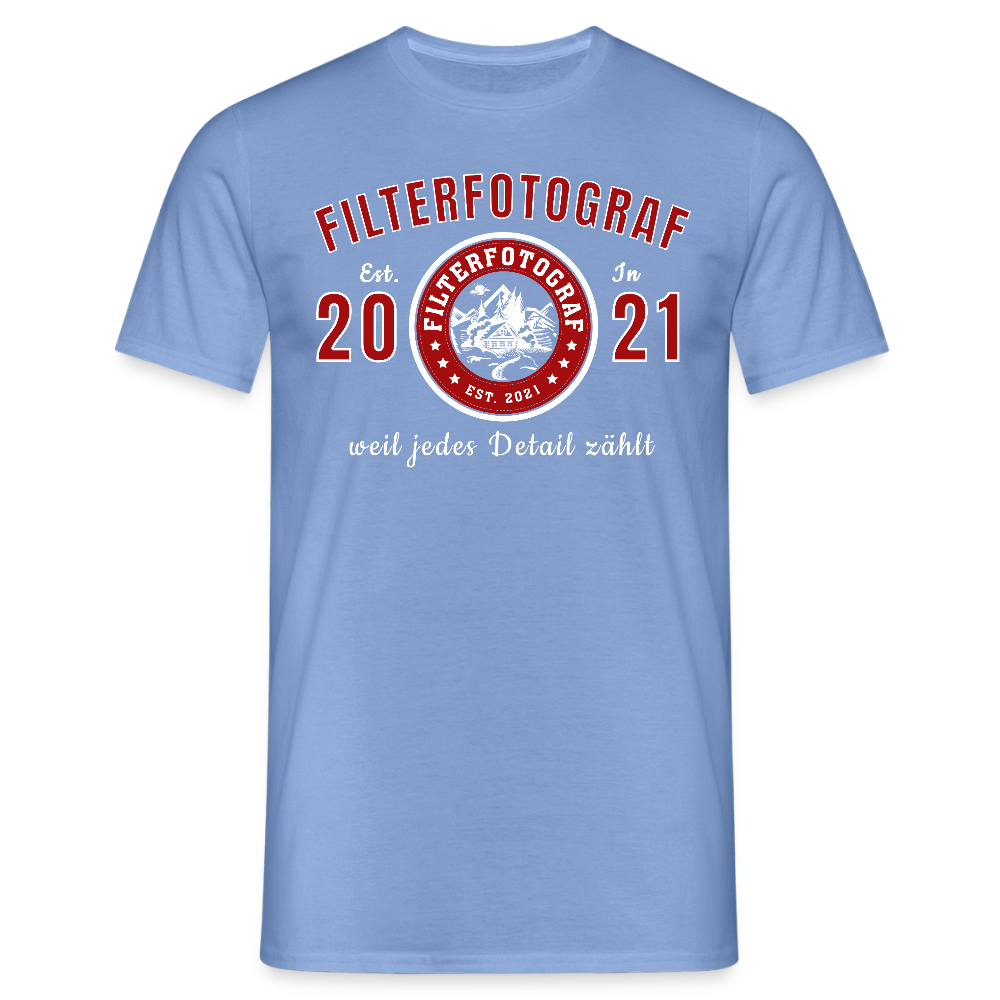 Männer T-Shirt - carolina blue
