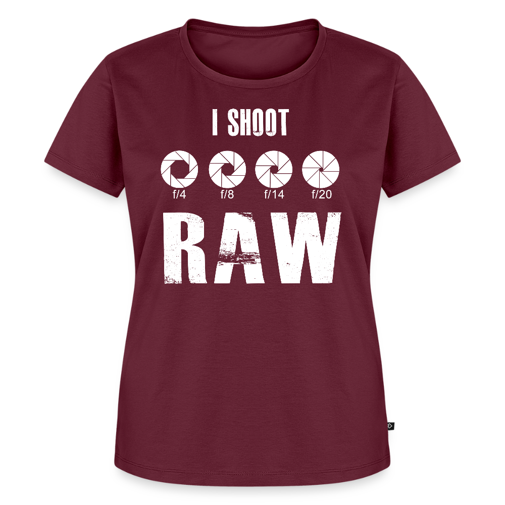 Filterfotograf – Landschaftsfotografen Edition Frauen Premium T-Shirt - Burgunderrot