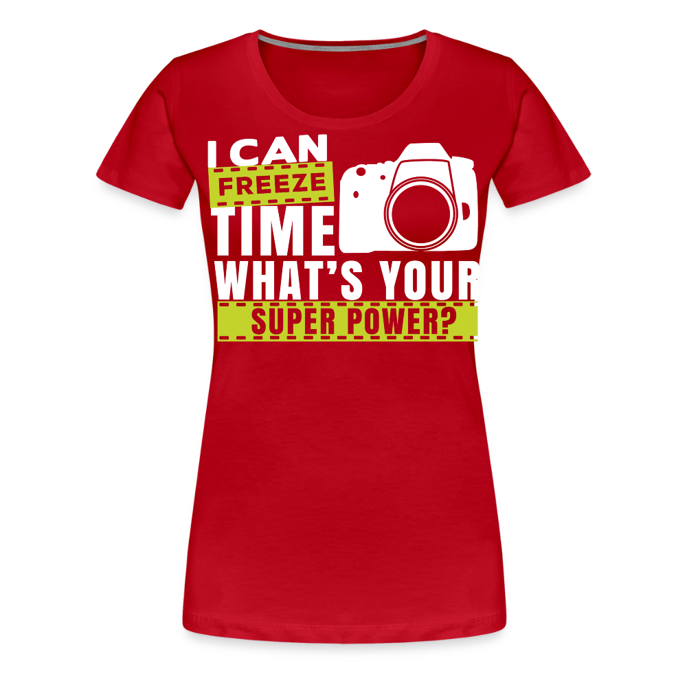 Filterfotograf – Landschaftsfotografen Edition Frauen Premium T-Shirt - Rot