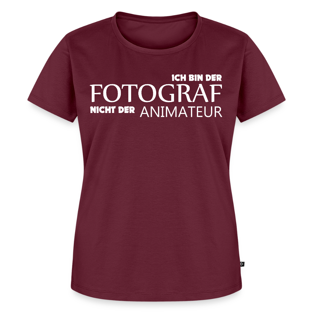 Filterfotograf – Landschaftsfotografen Edition Frauen Premium T-Shirt - Burgunderrot