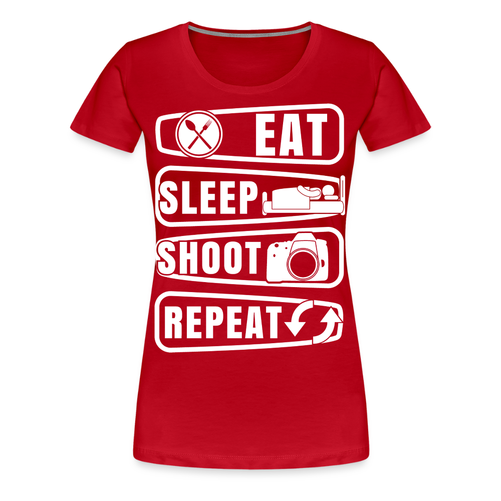 Filterfotograf – Landschaftsfotografen Edition Frauen Premium T-Shirt - Rot