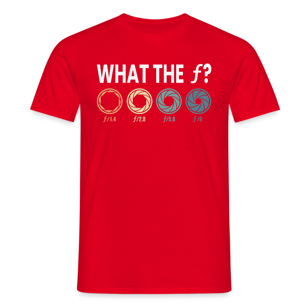 Filterfotograf Fotografen Shirt - Rot