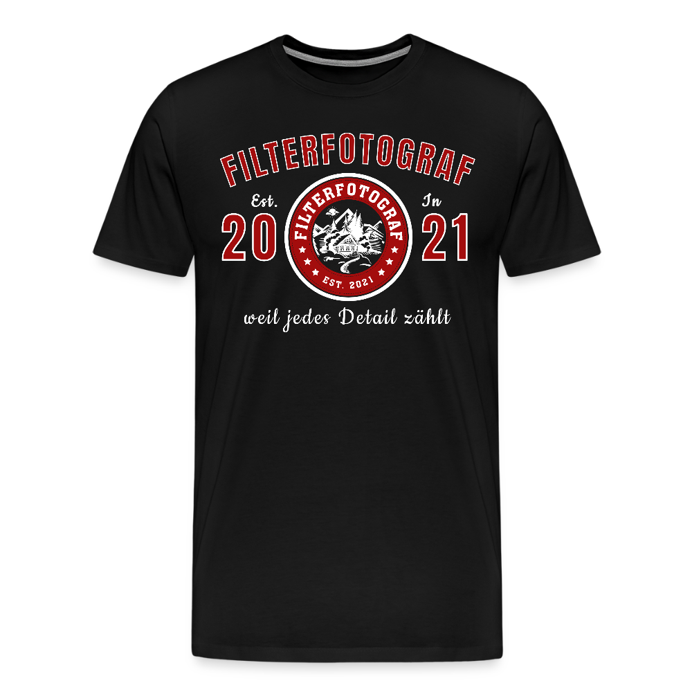 Filterfotograf – Landschaftsfotografen Edition Männer Premium T-Shirt - Schwarz