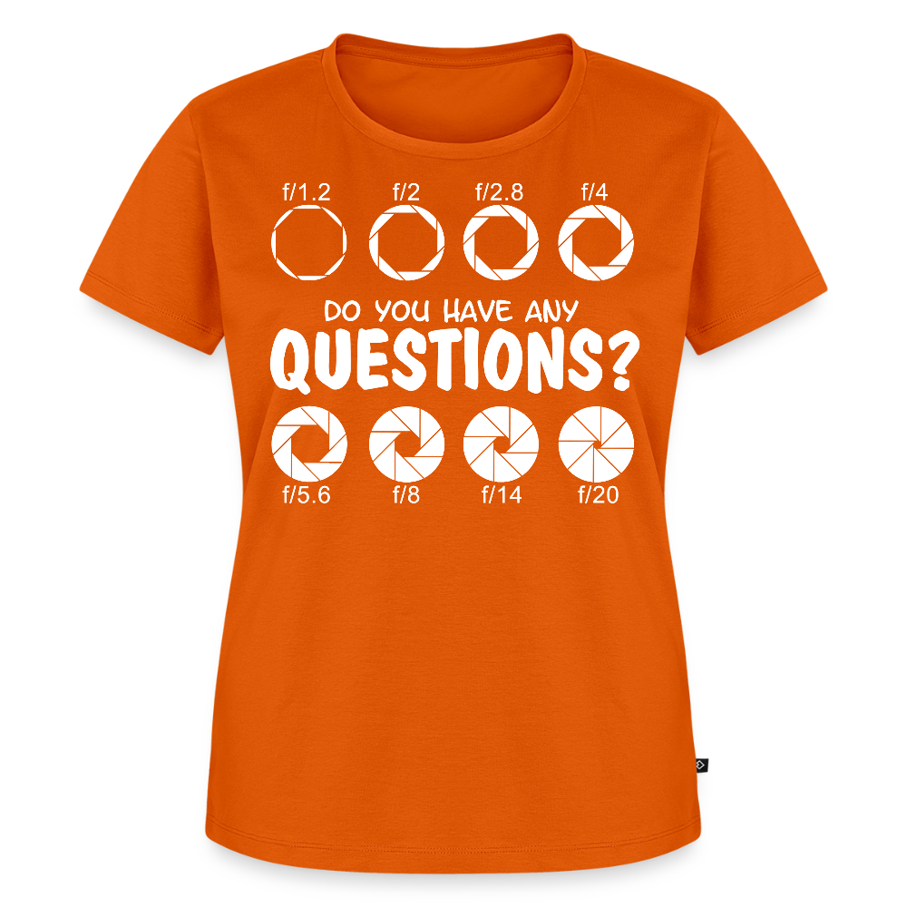 Filterfotograf – Landschaftsfotografen Edition Frauen Premium T-Shirt - Orange