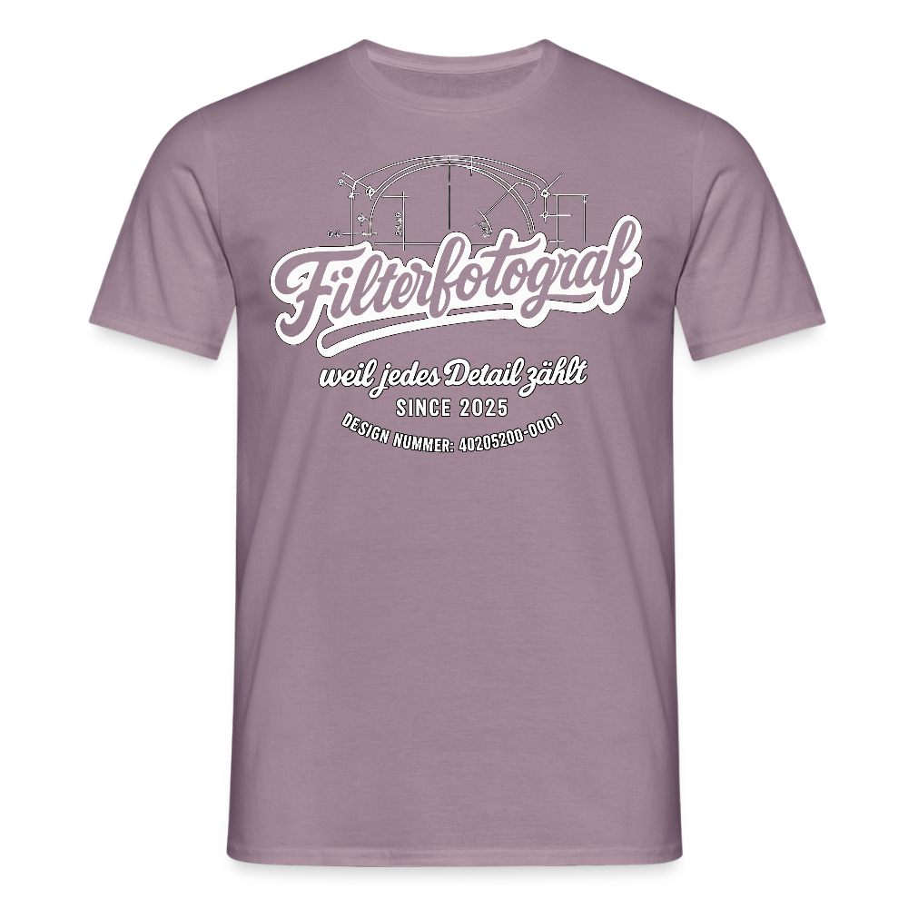 Filterfotograf Shirt - Lilagrau