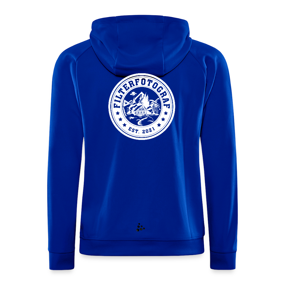 CRAFT ADV Unify Kapuzenjacke – Funktionelle Teamline Hoodie-Jacke aus Recycling-Polyester - Royalblau