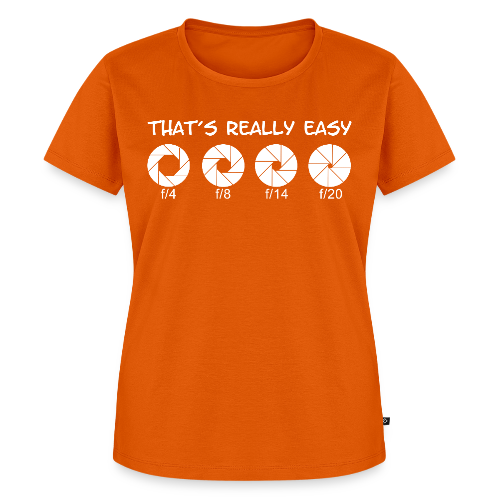 Filterfotograf – Landschaftsfotografen Edition Frauen Premium T-Shirt - Orange
