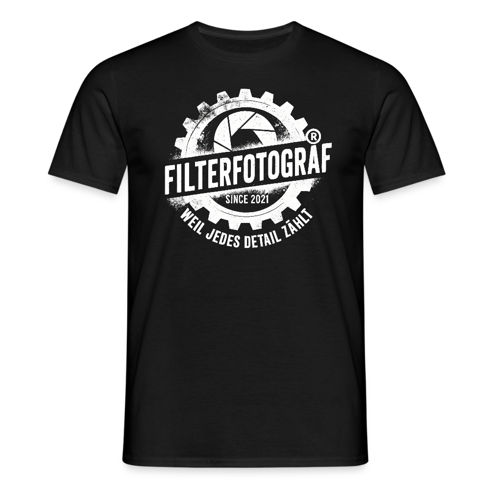 Filterfotograf Shirt - Schwarz