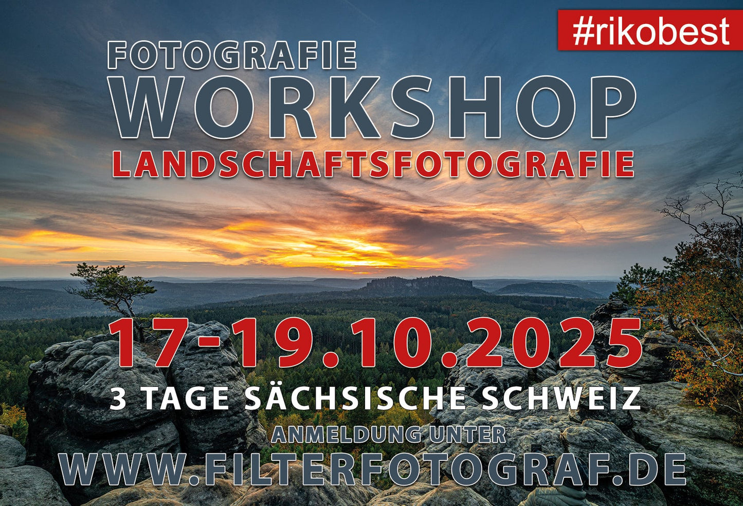 Photography Workshop - 3-day intensive workshop - Saxon Switzerland - 17-19 October 2025 (including overnight stay)