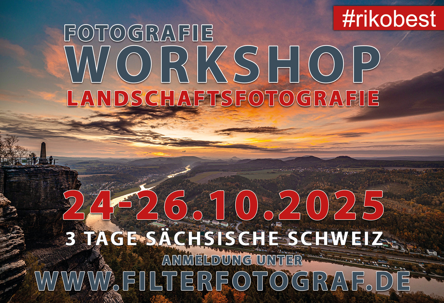 Fotografie Workshop - 3 Tage intensiv Workshop - Sächsiche Schweiz - 24-26.10.2025 (inklusive Übernachtung)