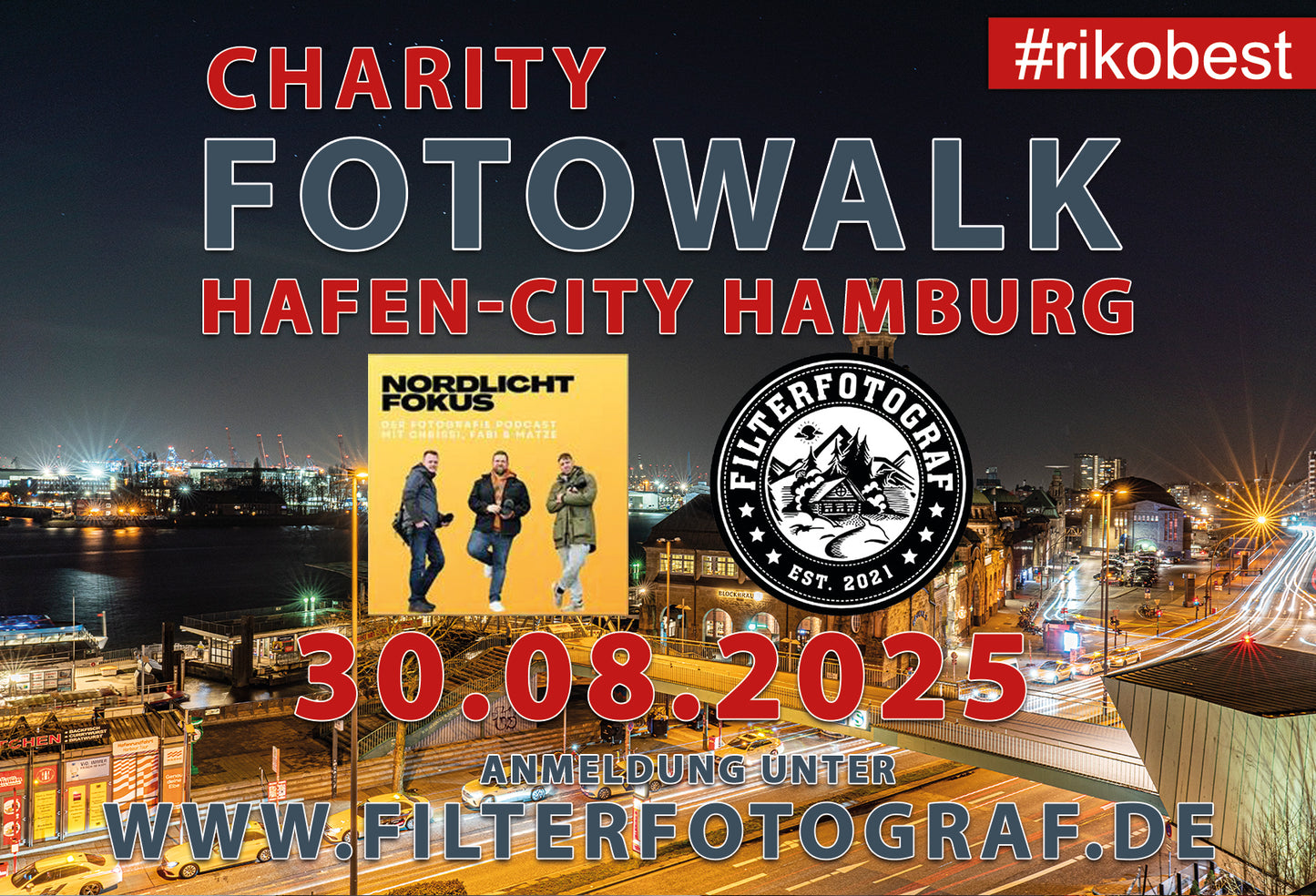 Charity-Fotowalk Hamburg – 30.08.2025 | Gemeinsam fotografieren & Gutes tun 📸💙