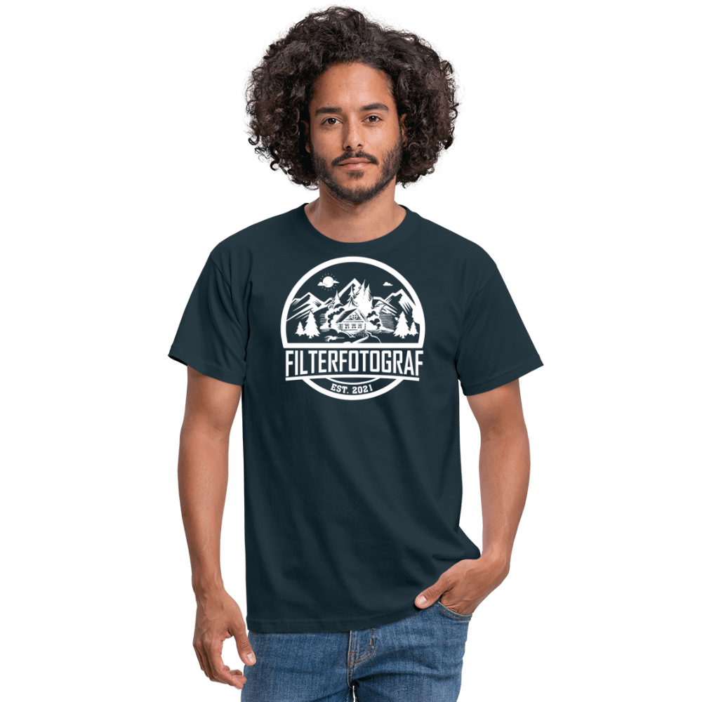 Filterfotograf - Retro Shirt - 1 - Navy